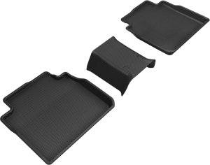 Toyota Avalon Floor Mats - Rear - 3D MAXpider - Kagu - Black - `19-`20 Toyota Avalon Floor Mats - Rear - 3D MAXpider - Kagu - Black - `19-`20